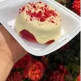 Mini vulcão red velvet com ninho