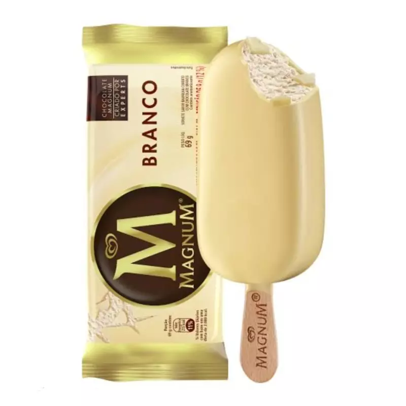 Picolé Magnum Branco 69g