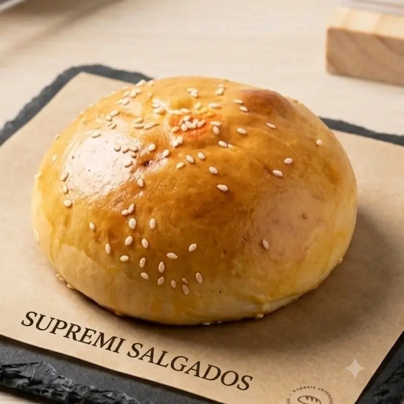 Hambúrguer Cheddar e Bacom