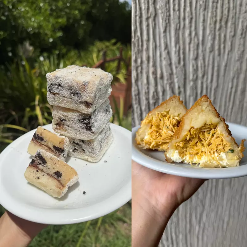 COXINHA DE FRANGO + PALHA ITALIANA