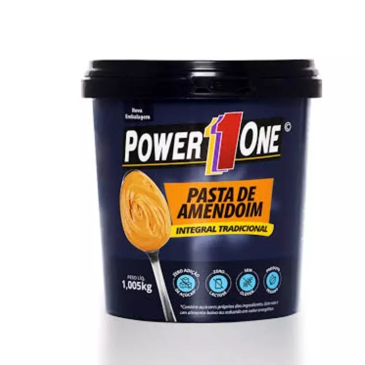 Pasta Amendoim Power 1 Integral 1kg