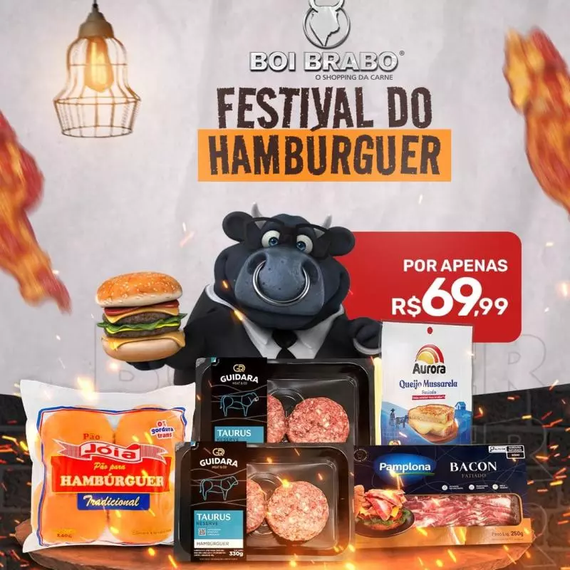 COMBO HAMBÚRGUER 4UN TAURUS