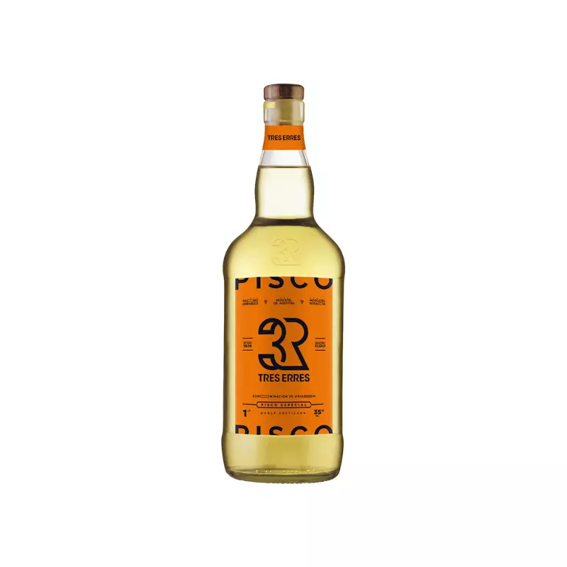 Pisco Tres Erres 35° 1 Lts