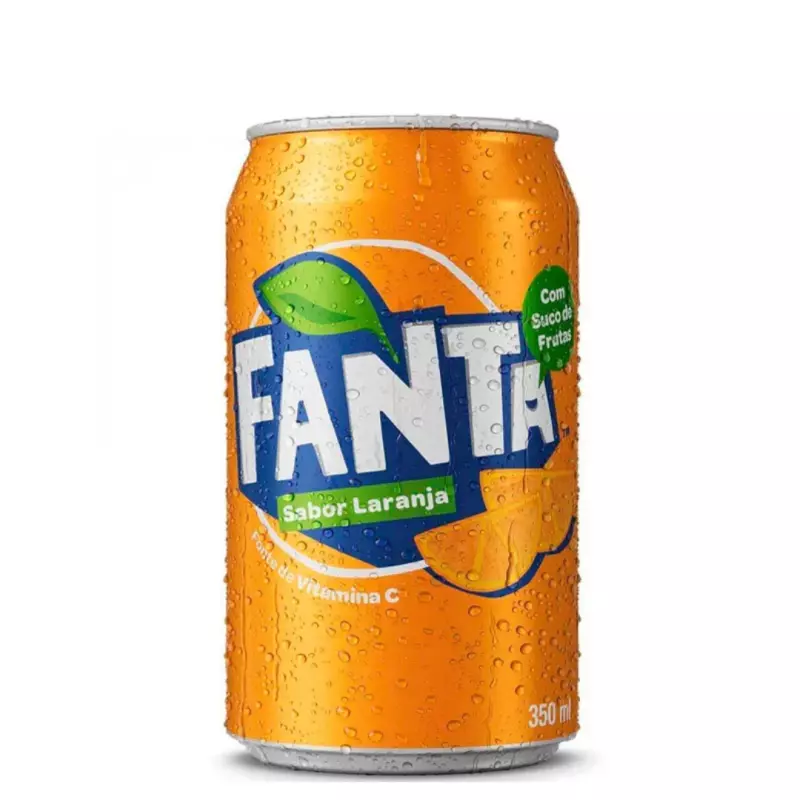 Fanta laranja lata 350ml