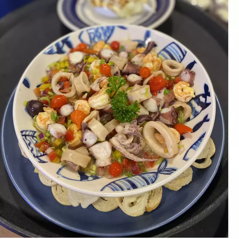 VINAGRETE DE FRUTOS DO MAR