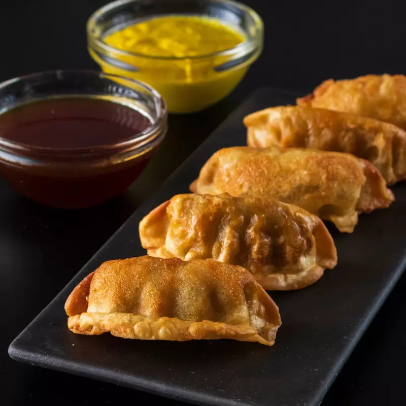 GYOZAS DE POLLO O VEGETALES FRITAS
