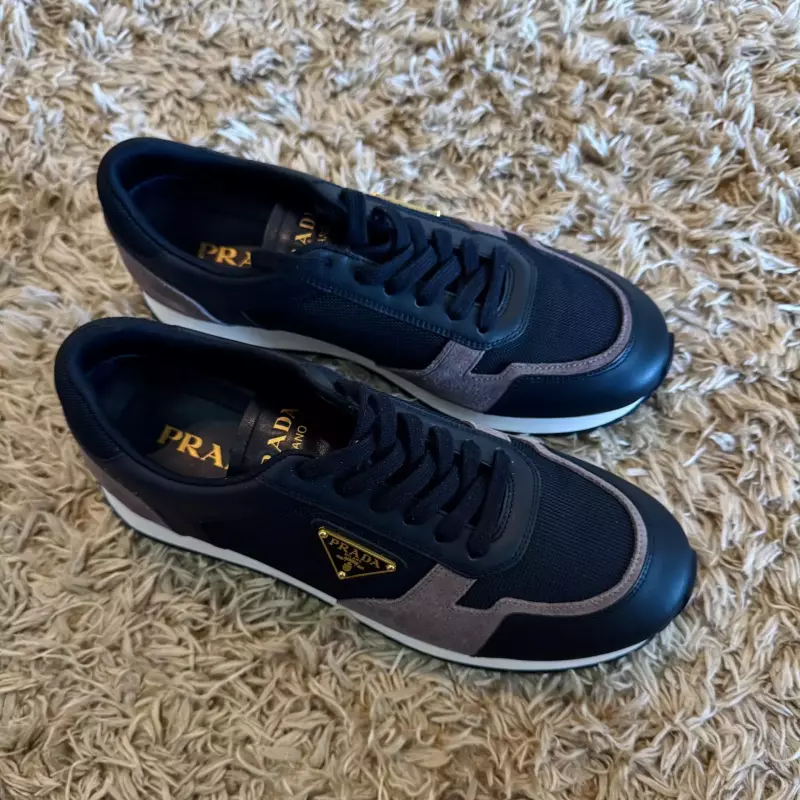 TENIS PRADA BLACK BROWN