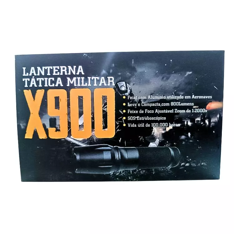 LANTERNA TATICA MILITAR X900