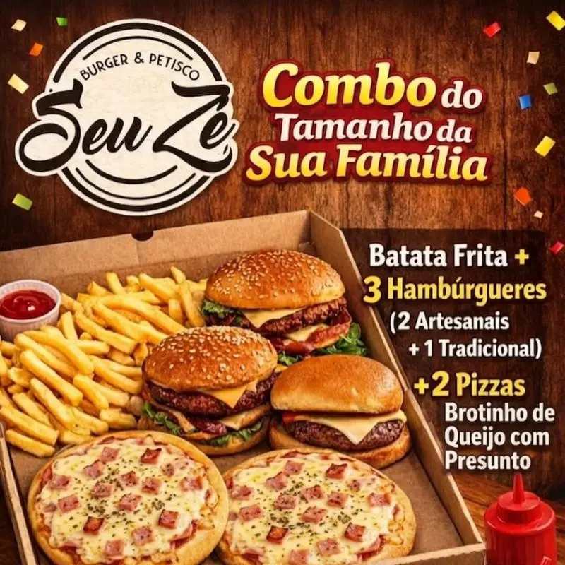PROMOÇÃO COMBO TAMANHO FAMILIA