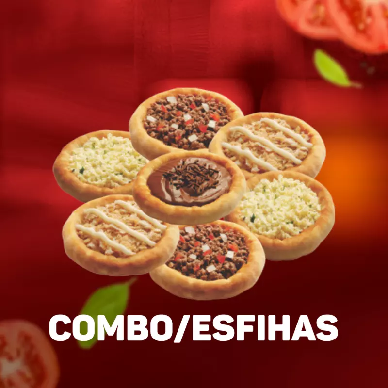 COMBO ESFIHAS ABERTAS (COMBO 8 )