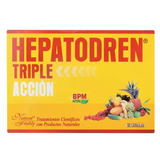 HEPATODREN TRIPLE ACCION 60 CAPSULAS