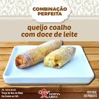 ROL. QUEIJO COALHO E DOCE DE LEITE