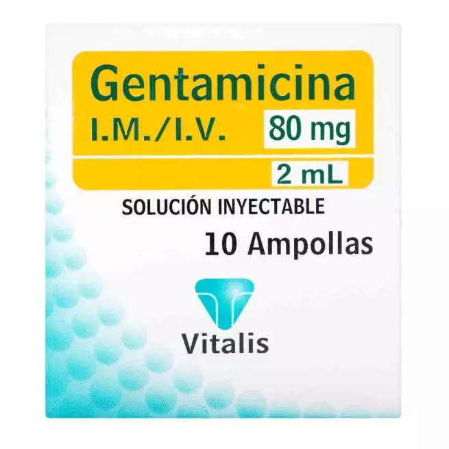 GENTAMICINA 80MG I.M/I.V. 2ML