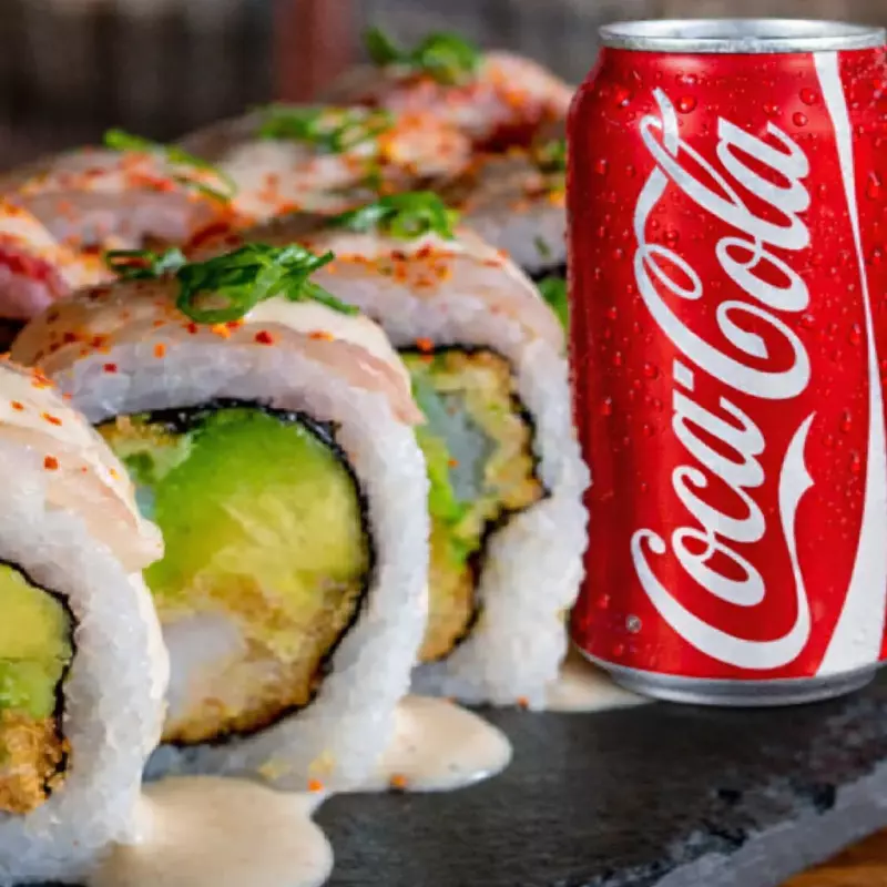 1 roll acevichado + bebida