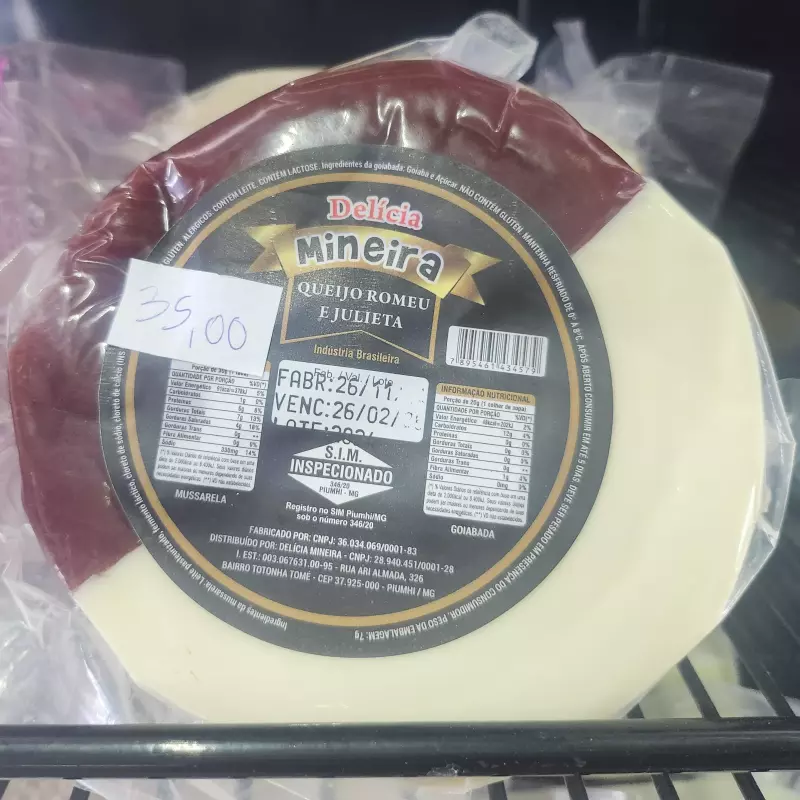 QUEIJO ROMEU E JULIETA