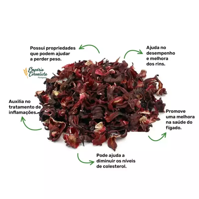 Hibisco Folhas - 100g