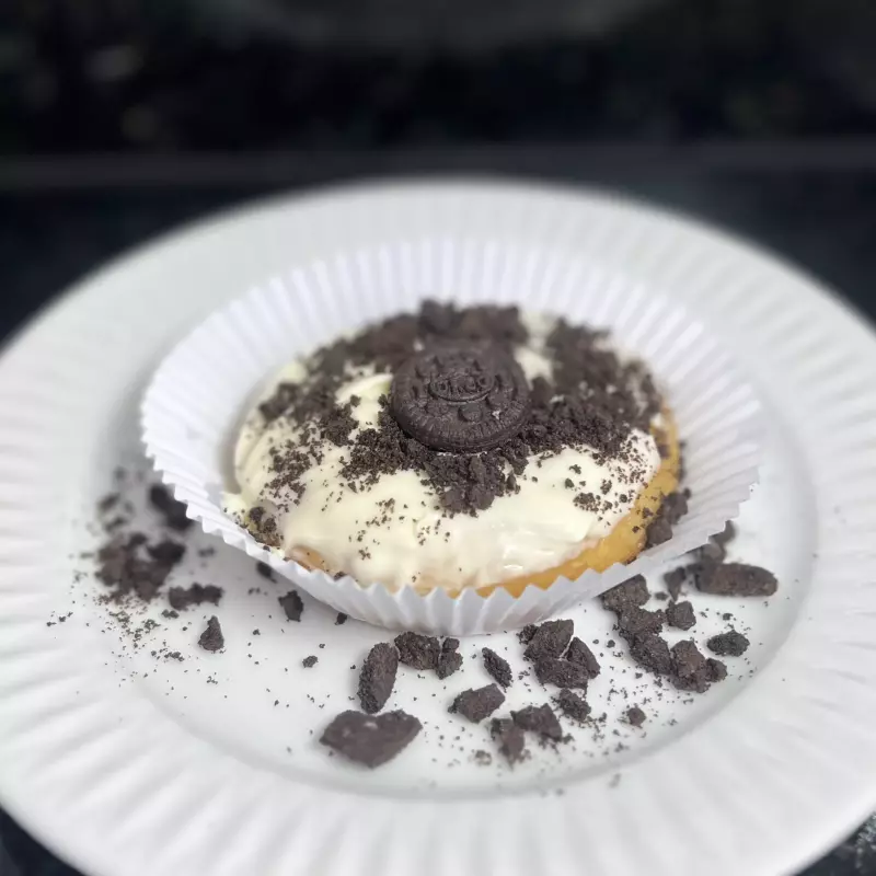 Mini Oreo com chocolate branco