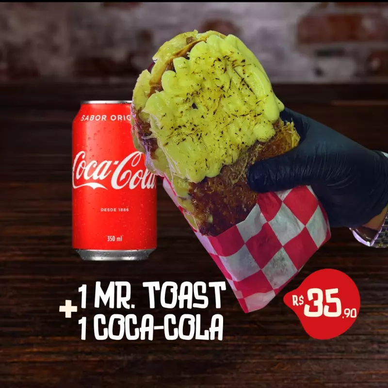 COMBO MR. TOAST + COCA COLA