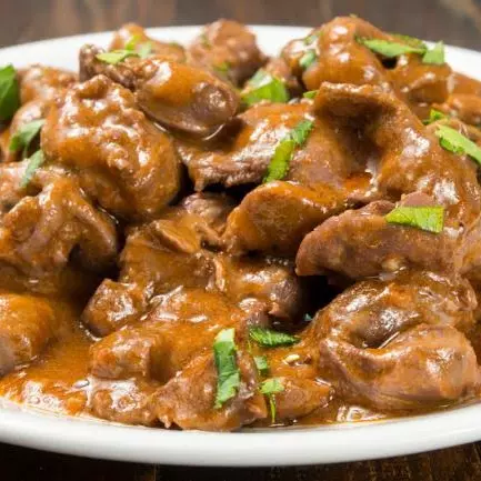 Almôndega ao Molho c Purê Batata