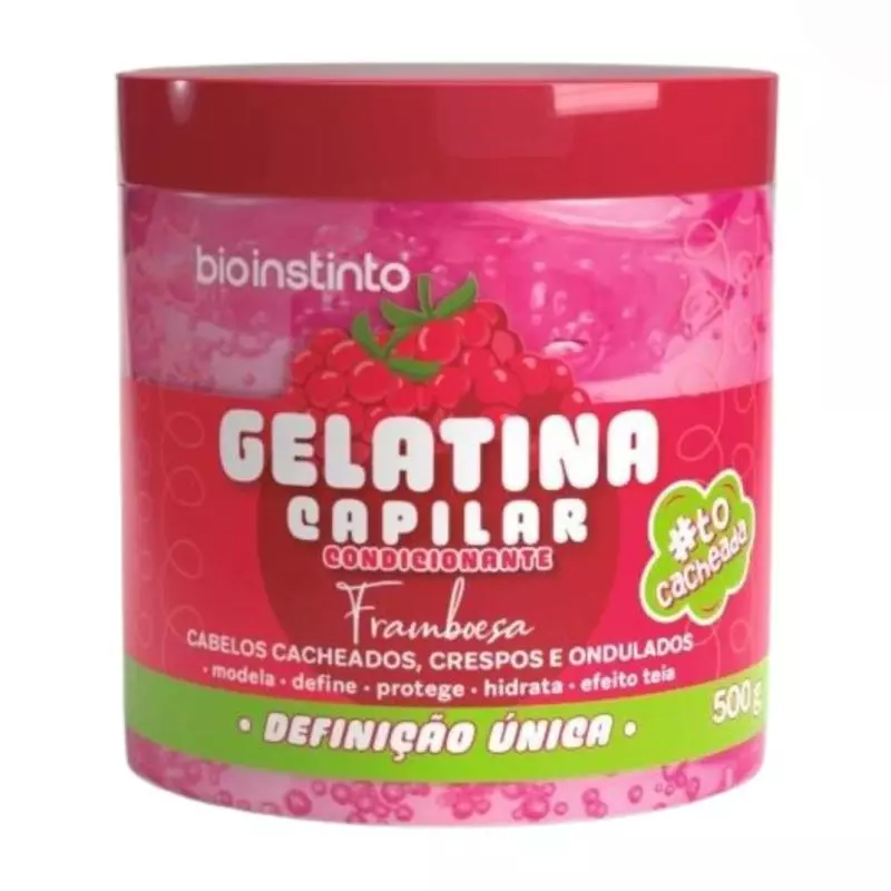 Gelatina framboesa bio instinto