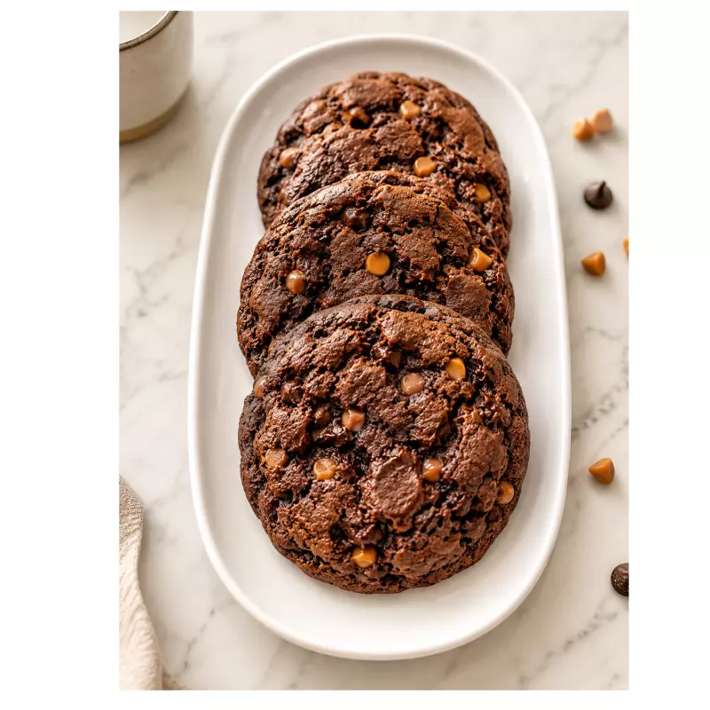 Galleta chocolate y caramelo