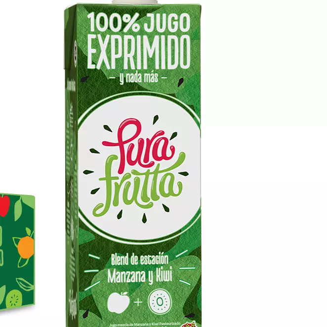 Pura fruta manzana y kiwi x 1L