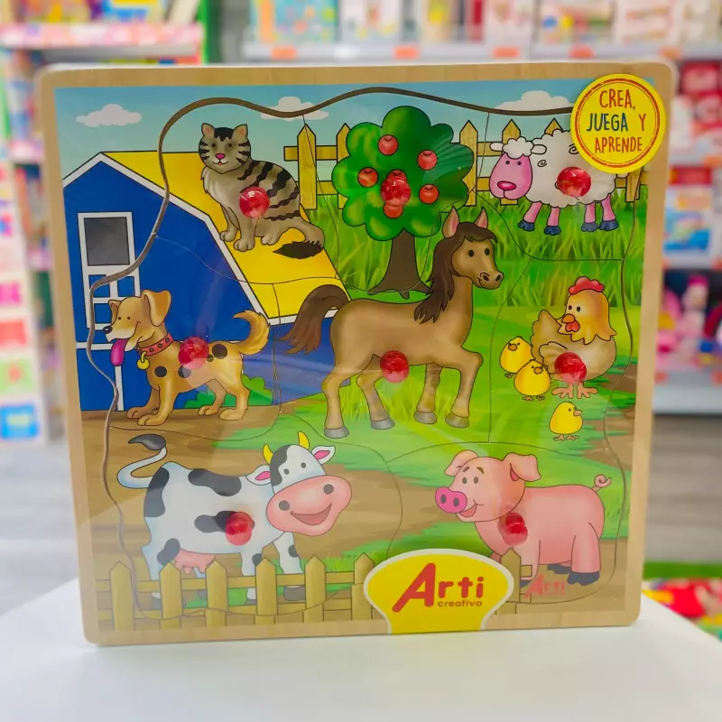 ROMPECABEZAS CON PIN LA GRANJA ARTI