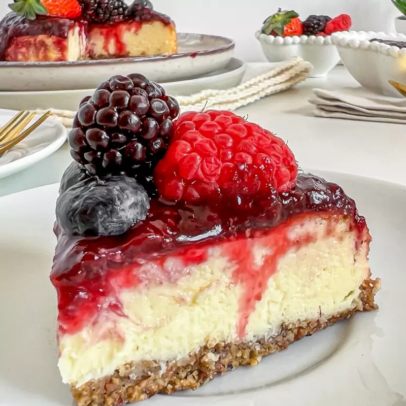 Cheesecake de Frutas vermelhas