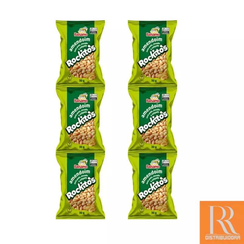 Amendoim Torrado Salgado ROCKITOS