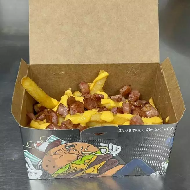 Batata Frita Individual c/ cheddar