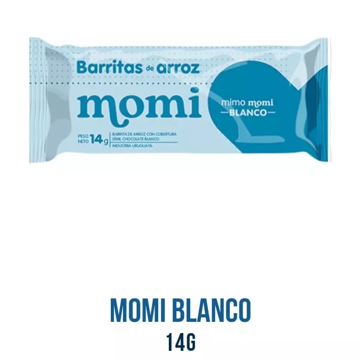 BARRITAS DE ARROZ MOMI X 12 14g
