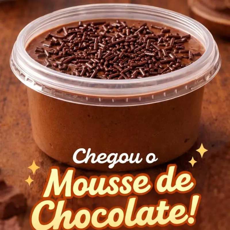 mousse de chocolate