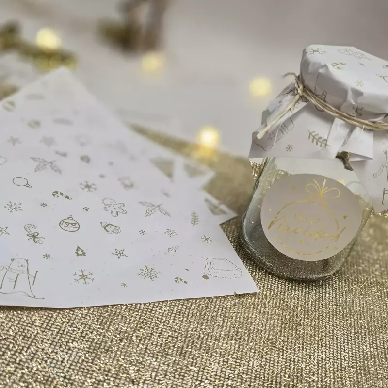 Solapa frasco navidad