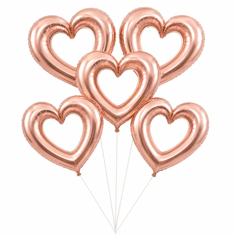 Globo metalizado corazón