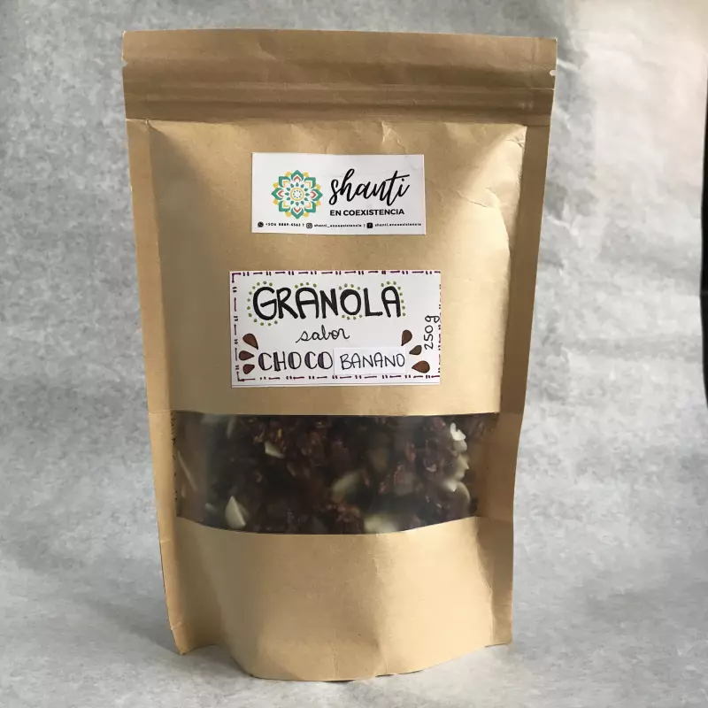 Granola sabor choco banano