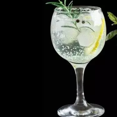 Gin tônica com Ice de limão