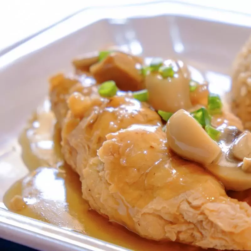 Pollo enrrollado con verduras