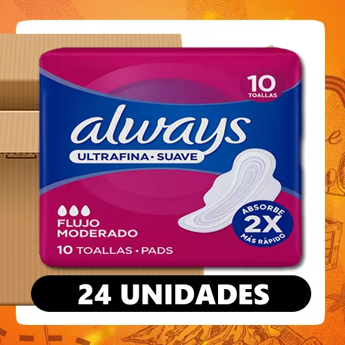 Bulto Always Toalla Ultrafina Día