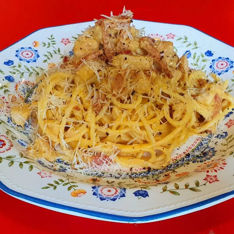 Carbonara con Pollo