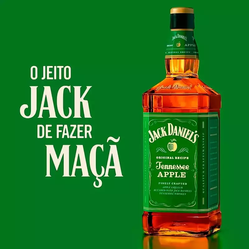 GARRAFA JACK MAÇÃ VERDE 1L