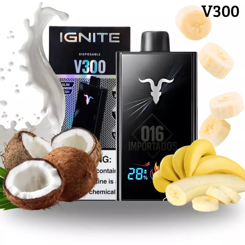 IGNITE V300 BANANA COCONUT WATER
