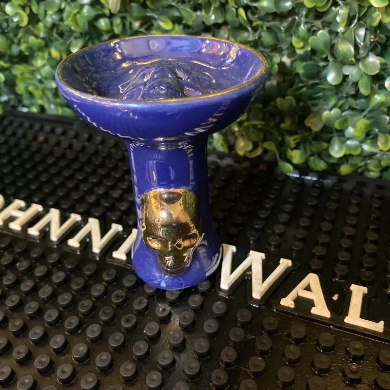 ROSH CAVEIRA AZUL & DOURADO