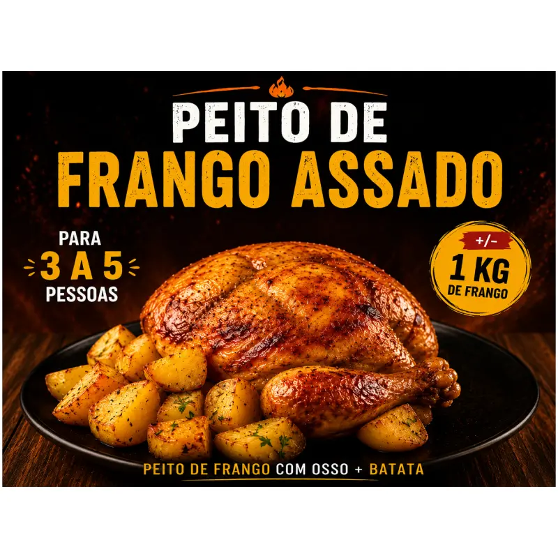 Peito de Frango Assado Avulso