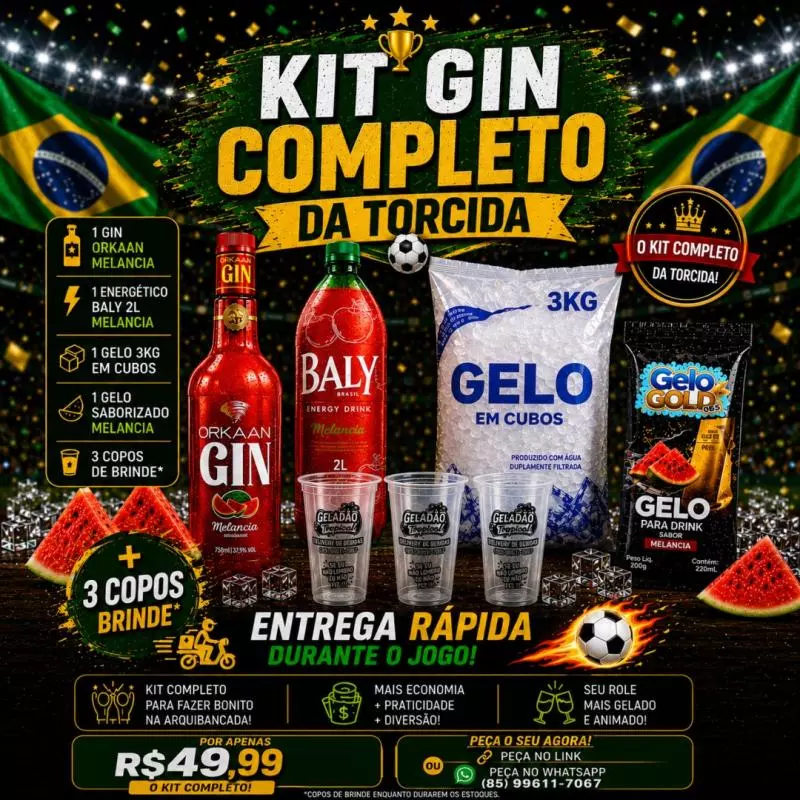 Kit Gin Orkaan Melancia