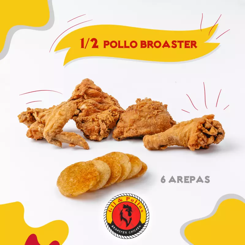 1/2 Pollo Apanado