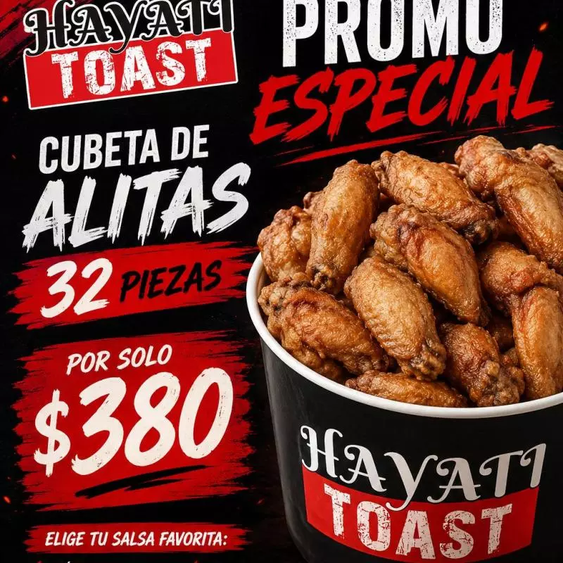 Cubeta Alitas 32pz