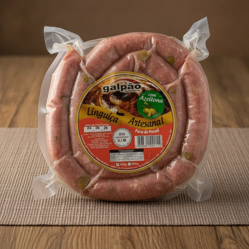 Linguiça Recheada c/ Azeitona