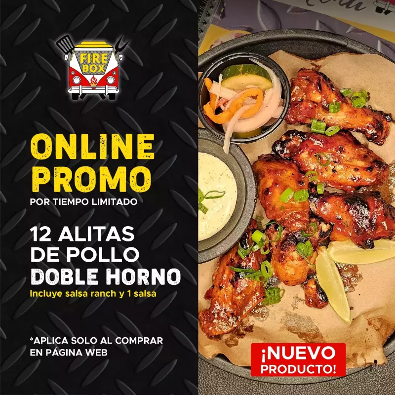Promo Alas Doble Horno