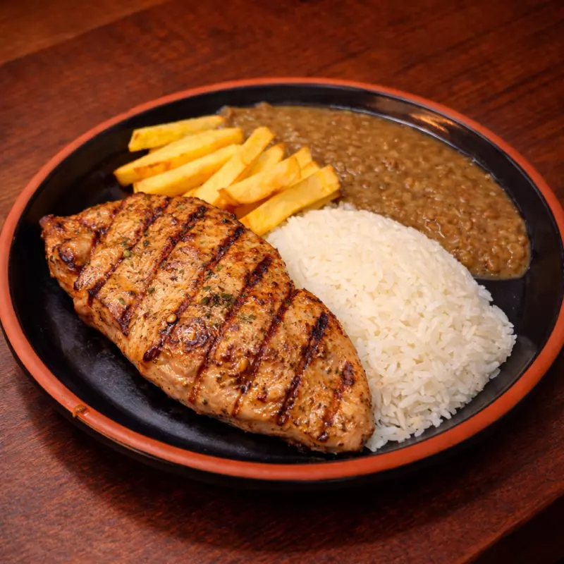 Menestra con pollo