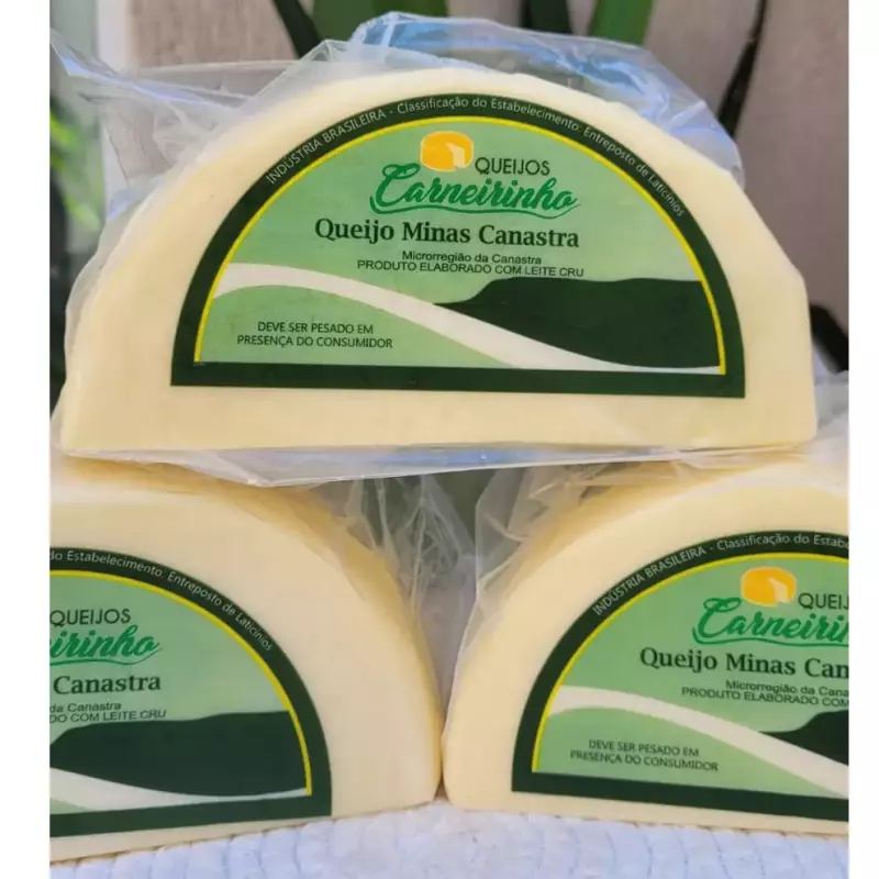 QUEIJO MINAS CANASTRA ARTESANAL MEIA